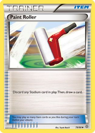 Paint Roller - 79/98 - Uncommon - Reverse Holo
