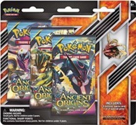 Ancient Origins Collector Pin 3 Pack Blister [Shiny Mega Rayquaza Pin]