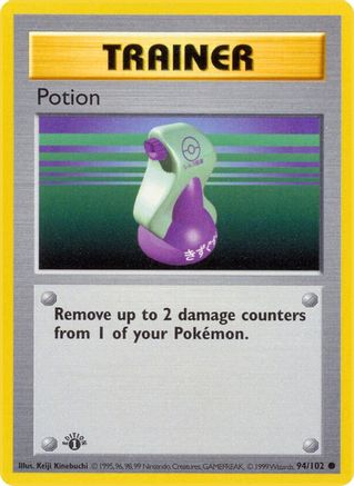 Potion 094/102  - 1st Edition Base Set Shadowless - Common