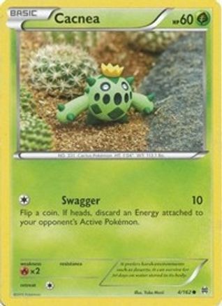 Cacnea - 4/162 - Common - Reverse Holo