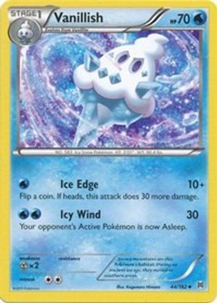 Vanillish - 44/162 - Uncommon - Reverse Holo