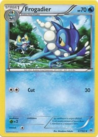 Frogadier - 47/162 - Uncommon - Reverse Holo