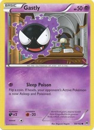 Gastly - 58/162 - Common - Reverse Holo
