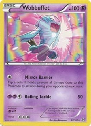 Wobbuffet - 67/162 - Uncommon - Reverse Holo