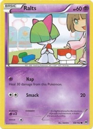 Ralts (68) - 68/162 - Common - Reverse Holo