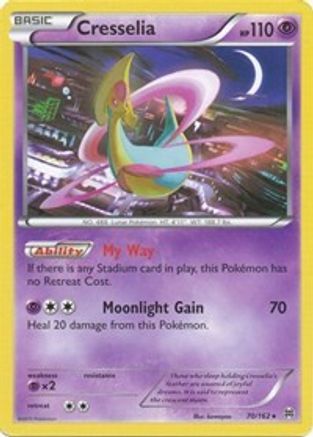 Cresselia - 70/162 - Rare - Reverse Holo