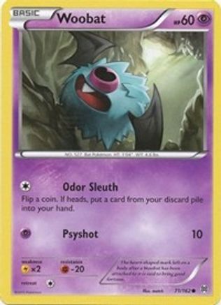 Woobat - 71/162 - Common - Reverse Holo