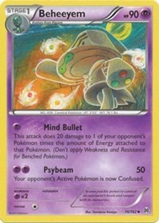 Beheeyem - 74/162 - Uncommon - Reverse Holo