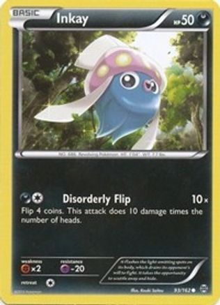 Inkay - 93/162 - Common - Reverse Holo