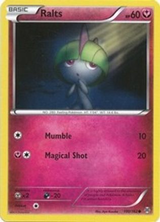Ralts (100) - 100/162 - Common - Reverse Holo