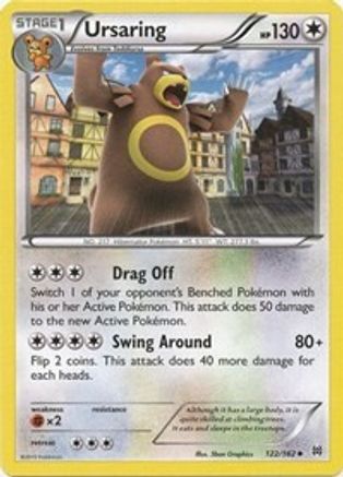 Ursaring - 122/162 - Uncommon - Reverse Holo