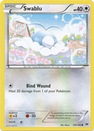 Swablu - 124/162 - Common - Reverse Holo