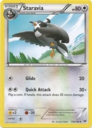 Staravia - 126/162 - Uncommon - Reverse Holo