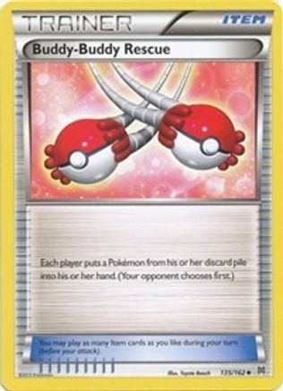 Buddy-Buddy Rescue - 135/162 - Uncommon - Reverse Holo