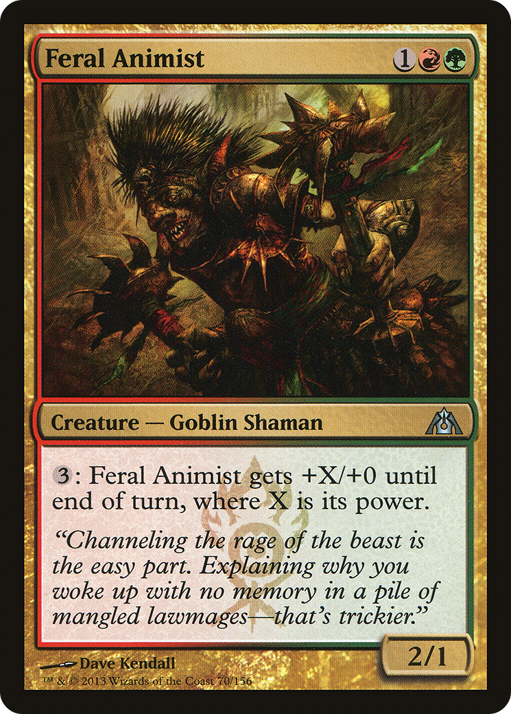 Feral Animist (DGM-070)  Foil