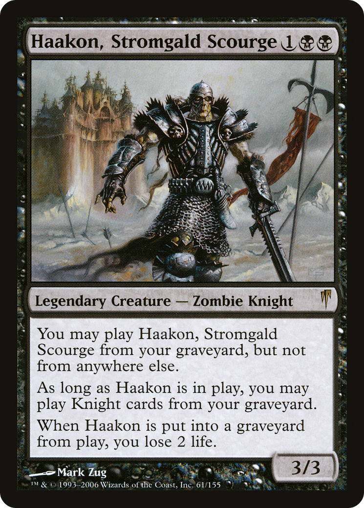Haakon, Stromgald Scourge (CSP-061)  Foil