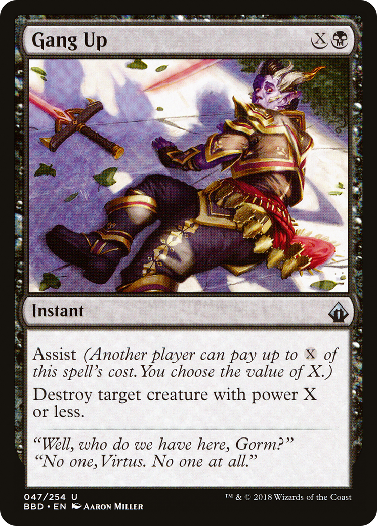 Gang Up (BBD-047)  Foil