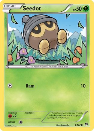Seedot 004  - Reverse Holofoil XY  BREAKpoint - Common
