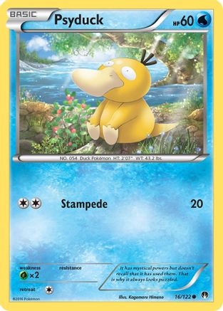 Psyduck 016  XY  BREAKpoint - Common