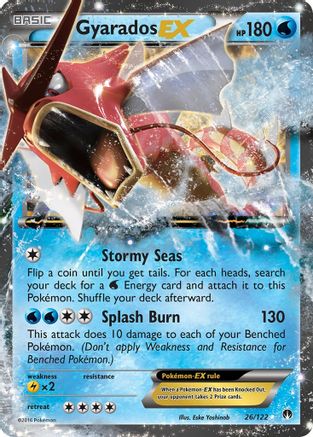 Gyarados EX 026/122  - Holofoil XY  BREAKpoint - Ultra Rare