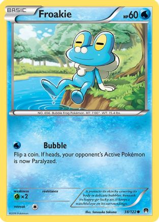 Froakie 038  - Reverse Holofoil XY  BREAKpoint - Common