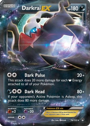 Darkrai EX 074  - Holofoil XY  BREAKpoint - Ultra Rare