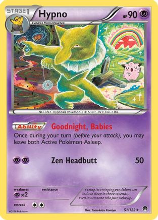 Hypno 051  - Reverse Holofoil XY  BREAKpoint - Rare