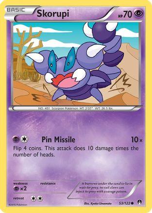 Skorupi 053  - Reverse Holofoil XY  BREAKpoint - Common
