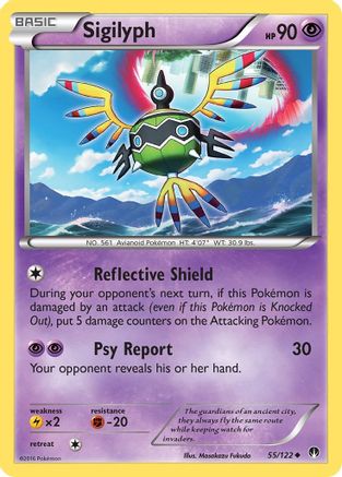 Sigilyph 055  XY  BREAKpoint - Uncommon