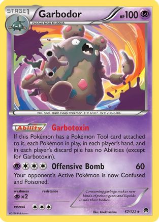 Garbodor - 57/122 - Holo Rare