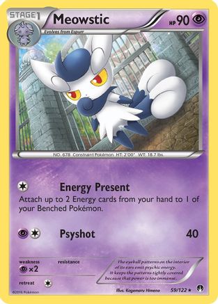 Meowstic - 59/122 - Rare