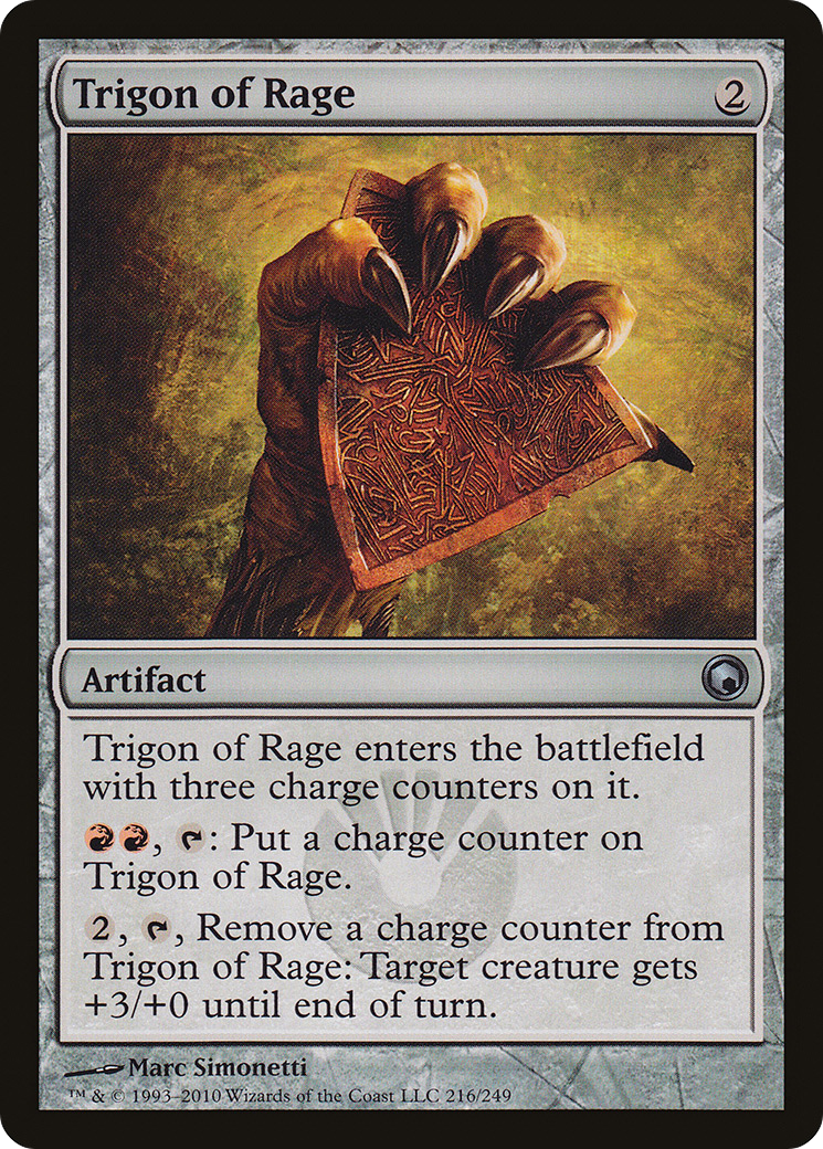 Trigon of Rage (SOM-216)  Foil