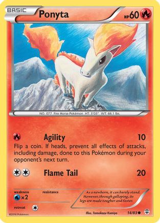 Ponyta 014  Generations - Common