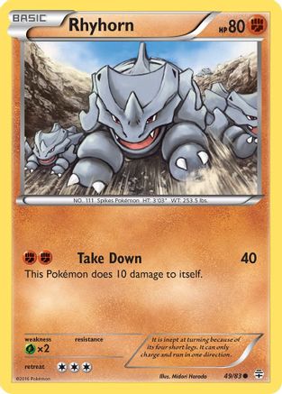 Rhyhorn  Generations - Common