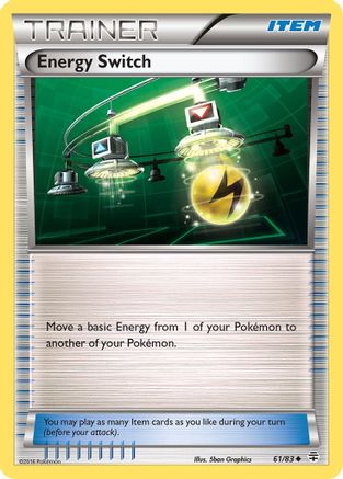 Energy Switch 061  - Reverse Holofoil Generations - Uncommon