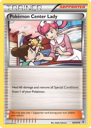 Pokemon Center Lady 068  Generations - Uncommon