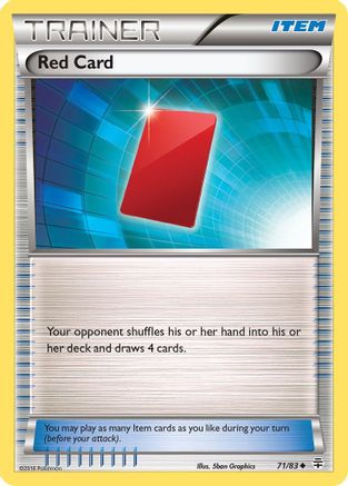 Red Card 071  - Reverse Holofoil Generations - Uncommon