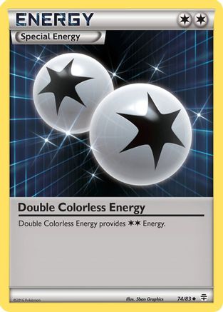 Double Colorless Energy 074  - Reverse Holofoil Generations - Uncommon