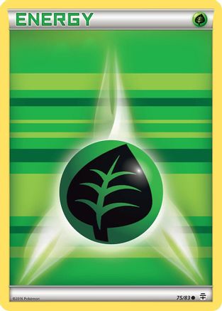 Grass Energy 075  - Reverse Holofoil Generations - Common