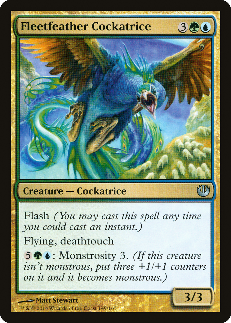 Fleetfeather Cockatrice (JOU-149)  Foil