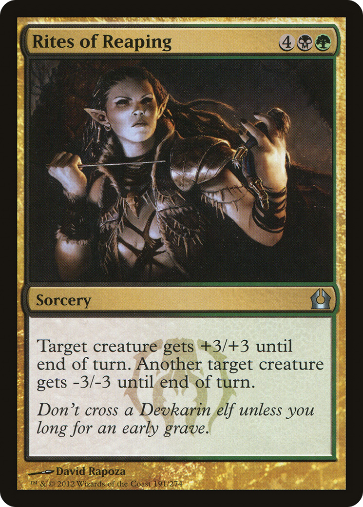 Rites of Reaping (RTR-191)  Foil