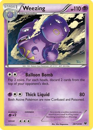 Weezing - 28/124 - Uncommon