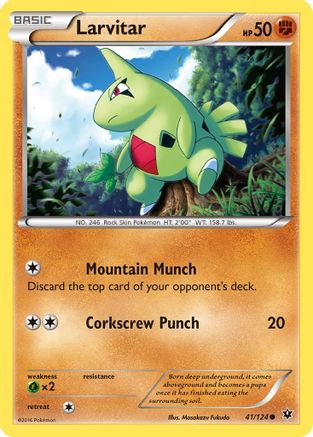 Larvitar (41) - 41/124 - Common