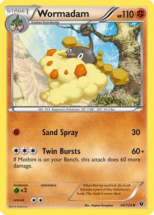 Wormadam (44) - 44/124 - Uncommon - Reverse Holo
