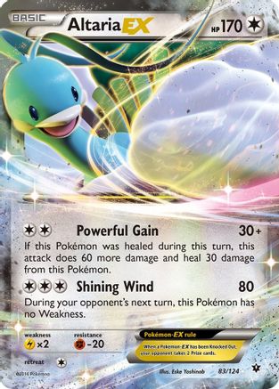 Altaria EX - 83/124 - Ultra Rare
