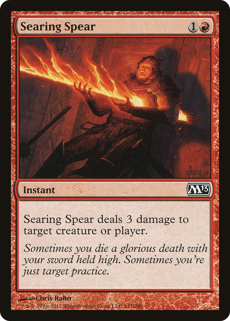 Searing Spear (M13-147)  Foil
