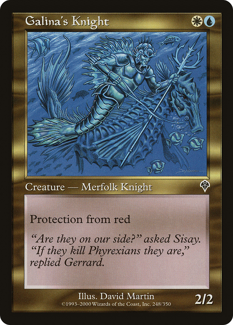 Galina's Knight (INV-248)  Foil