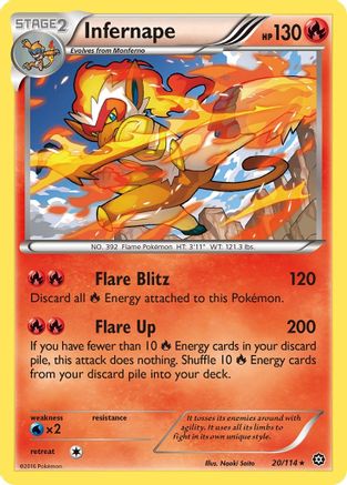 Infernape - 20/114 - Holo Rare