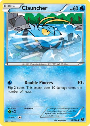 Clauncher - 33/114 - Common - Reverse Holo