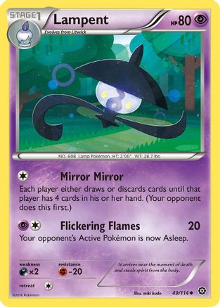 Lampent - 49/114 - Uncommon